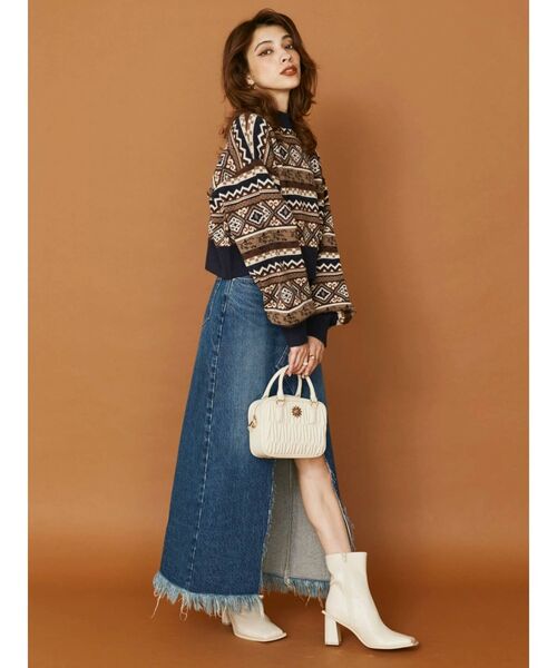 EVRIS（エヴリス）の「キルティングミニショルダーバッグ（ショルダーバッグ・レディース・ブラック/レッド/アイボリー・FREE）」の8枚目の写真