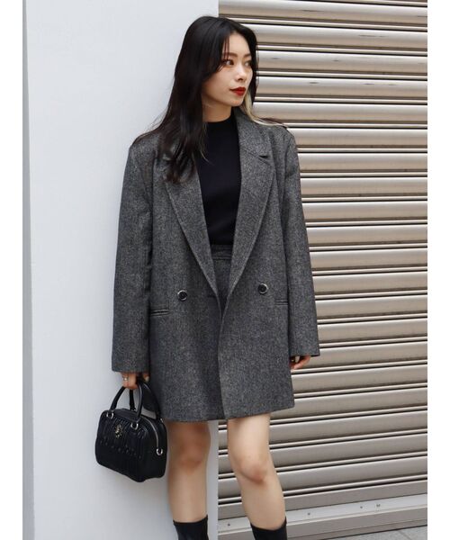 EVRIS（エヴリス）の「キルティングミニショルダーバッグ（ショルダーバッグ・レディース・ブラック/レッド/アイボリー・FREE）」の7枚目の写真