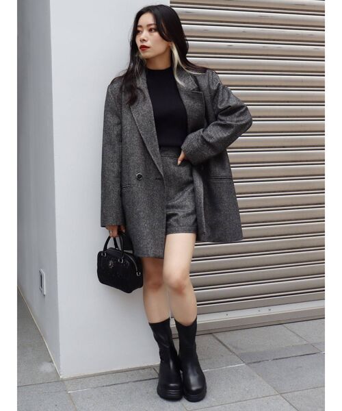 EVRIS（エヴリス）の「キルティングミニショルダーバッグ（ショルダーバッグ・レディース・ブラック/レッド/アイボリー・FREE）」の11枚目の写真