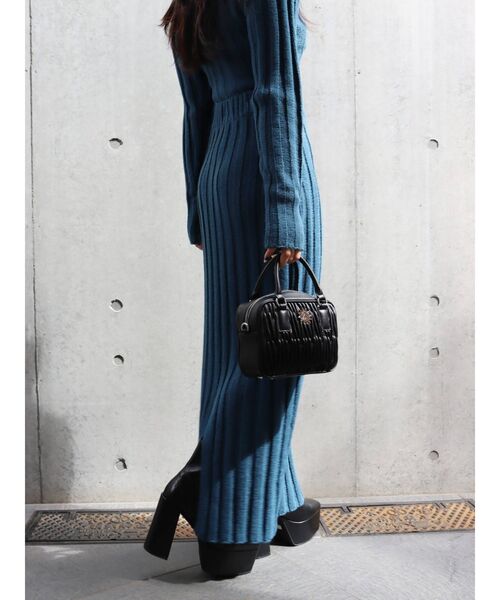 EVRIS（エヴリス）の「キルティングミニショルダーバッグ（ショルダーバッグ・レディース・ブラック/レッド/アイボリー・FREE）」の19枚目の写真