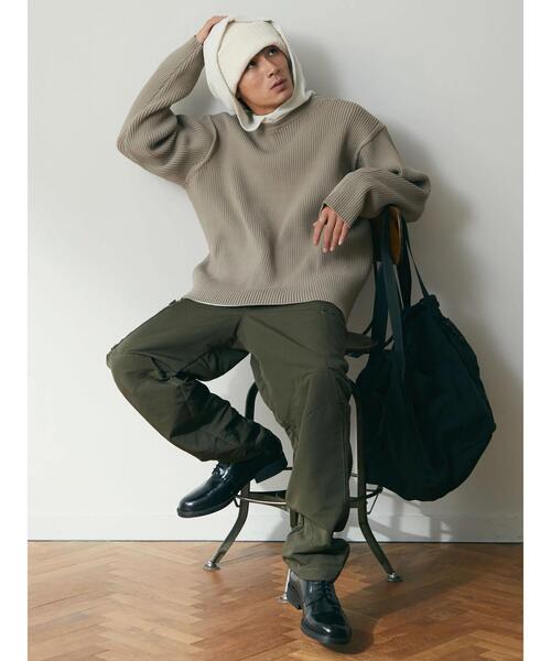 CRAFT STANDARD BOUTIQUE（クラフトスタンダードブティック）の「パネルリブニットキャップ　＊（ニットキャップ/ビーニー・レディース・ブラック/ベージュ/アイボリー・XXS）」の21枚目の写真