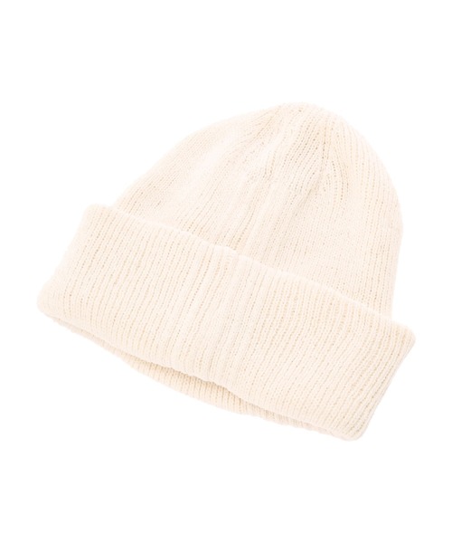 CRAFT STANDARD BOUTIQUE（クラフトスタンダードブティック）の「パネルリブニットキャップ　＊（ニットキャップ/ビーニー・レディース・ブラック/ベージュ/アイボリー・XXS）」の5枚目の写真