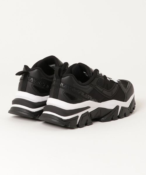 FILA(フィラ)の「FILA/フィラ Z BUFFER ゼット バッファー レディース スニーカー 厚底 ダットスニーカー UFW22039-013/F5144-022(スニーカー・レディース・ブラック×ブラック/ベージュ系その他・24.0cm/25.0cm/23.0cm)」の3枚目の写真