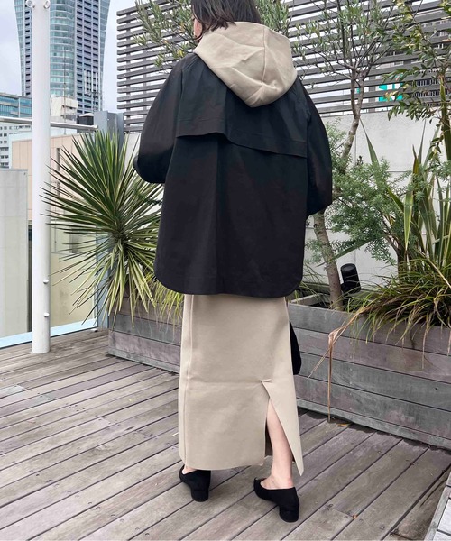 PICCIN（ピッチン）の「ボリュームスリーブマウンテンパーカー（マウンテンパーカー・レディース・キャメル/ブラック/カーキ・M）」の9枚目の写真