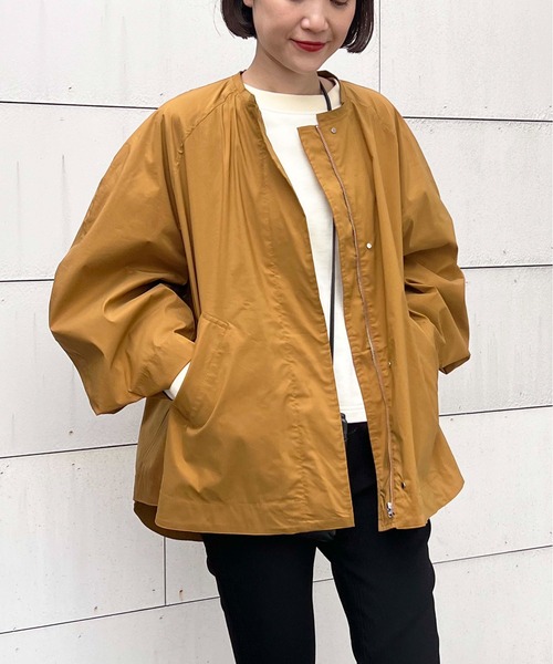 PICCIN（ピッチン）の「ボリュームスリーブマウンテンパーカー（マウンテンパーカー・レディース・キャメル/ブラック/カーキ・M）」の12枚目の写真