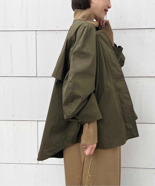 PICCIN（ピッチン）の「ボリュームスリーブマウンテンパーカー（マウンテンパーカー・レディース・キャメル/ブラック/カーキ・M）」の22枚目の写真