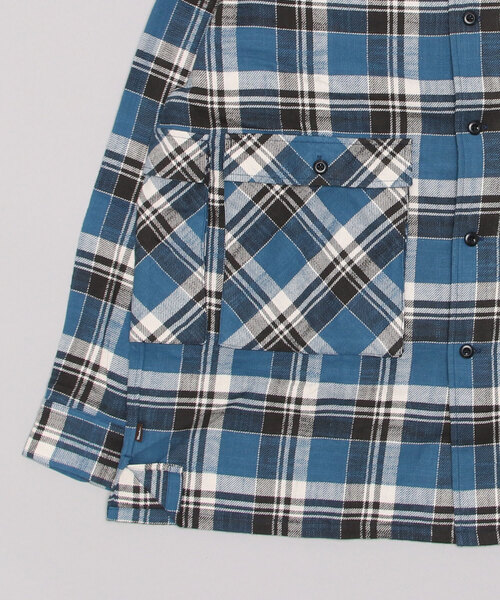TENBOX（テンボックス）の「TENBOX / テンボックス：DRAG DEALER SHIRT：21B-DRAG-DEALER-SHIR[ARK]（シャツ/ブラウス・メンズ・ブルー・XL）」の3枚目の写真