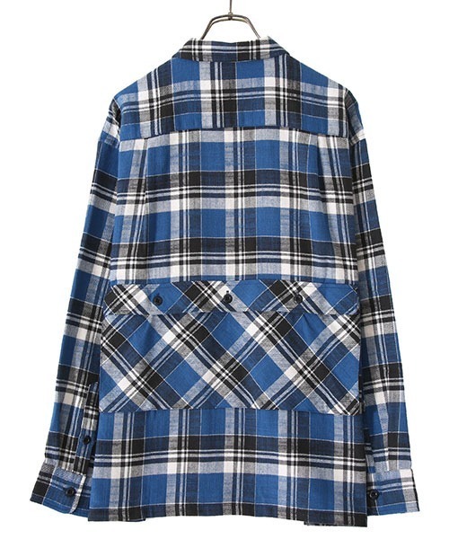 TENBOX（テンボックス）の「TENBOX / テンボックス：DRAG DEALER SHIRT：21B-DRAG-DEALER-SHIR[ARK]（シャツ/ブラウス・メンズ・ブルー・XL）」の5枚目の写真