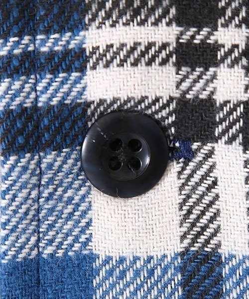 TENBOX（テンボックス）の「TENBOX / テンボックス：DRAG DEALER SHIRT：21B-DRAG-DEALER-SHIR[ARK]（シャツ/ブラウス・メンズ・ブルー・XL）」の7枚目の写真