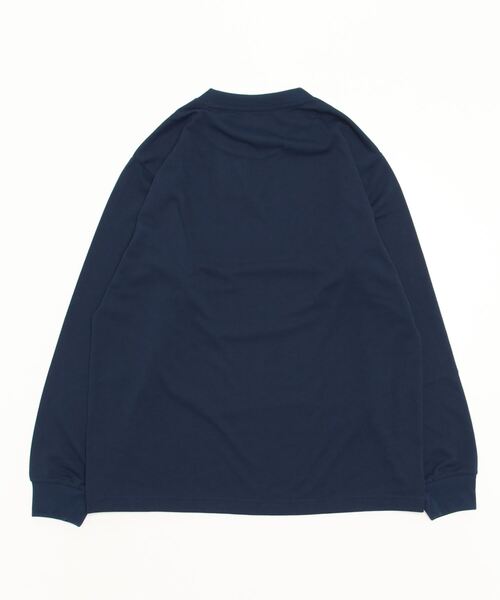 Go to by mizuno（ゴートゥーバイミズノ）の「クイックドライクルーネックグラフィックシャツ［メンズ］（Tシャツ/カットソー・メンズ・ブラック/ホワイト/ネイビー・M/XL/L）」の9枚目の写真