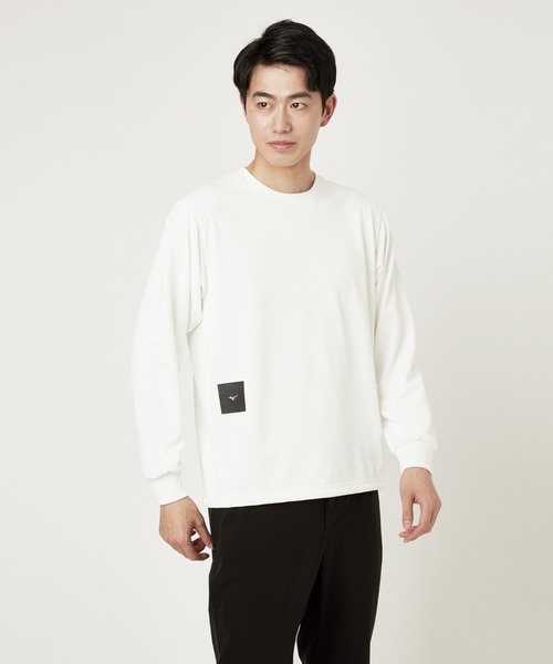 Go to by mizuno（ゴートゥーバイミズノ）の「クイックドライクルーネックグラフィックシャツ［メンズ］（Tシャツ/カットソー・メンズ・ブラック/ホワイト/ネイビー・M/XL/L）」の2枚目の写真