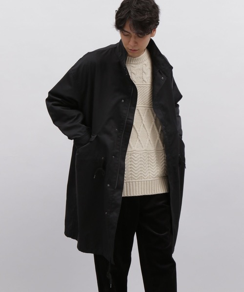 LAKOLE（ラコレ）の「TCツイルモッズコート / 162984（モッズコート・メンズ・ブラック/オリーブ・MEDIUM/LARGE/X-LARGE）」の2枚目の写真