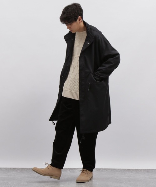 LAKOLE（ラコレ）の「TCツイルモッズコート / 162984（モッズコート・メンズ・ブラック/オリーブ・MEDIUM/LARGE/X-LARGE）」の4枚目の写真