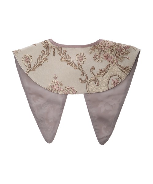 earth music&ecology（アースミュージックアンドエコロジー）の「ビッグカラー付け衿(花)（付け襟・レディース・ピンクベージュ・FREE）」の6枚目の写真