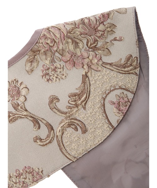 earth music&ecology（アースミュージックアンドエコロジー）の「ビッグカラー付け衿(花)（付け襟・レディース・ピンクベージュ・FREE）」の9枚目の写真