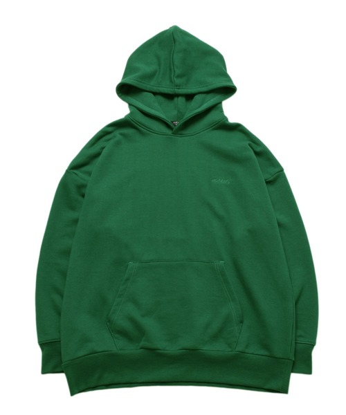 GLAZOS（グラソス）の「ワンポイント刺繍パーカービッグシルエット（パーカー・キッズ・グリーン/ベージュ/ブラック/パープル・150cm/160cm/170cm/140cm）」の5枚目の写真