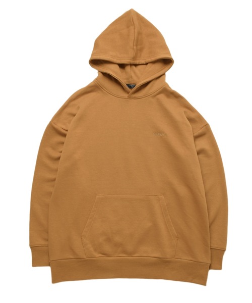 GLAZOS（グラソス）の「ワンポイント刺繍パーカービッグシルエット（パーカー・キッズ・グリーン/ベージュ/ブラック/パープル・150cm/160cm/170cm/140cm）」の9枚目の写真