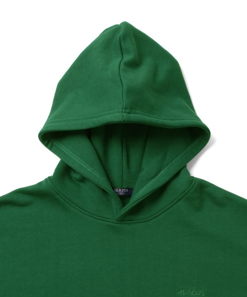 GLAZOS（グラソス）の「ワンポイント刺繍パーカービッグシルエット（パーカー・キッズ・グリーン/ベージュ/ブラック/パープル・150cm/160cm/170cm/140cm）」の6枚目の写真