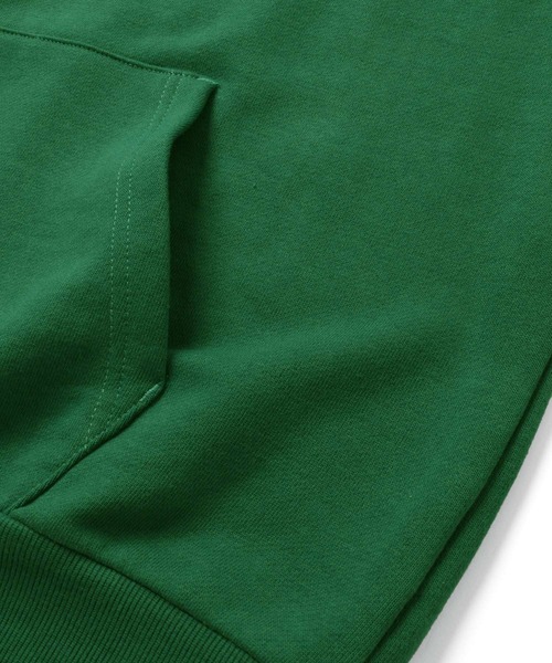 GLAZOS（グラソス）の「ワンポイント刺繍パーカービッグシルエット（パーカー・キッズ・グリーン/ベージュ/ブラック/パープル・150cm/160cm/170cm/140cm）」の17枚目の写真