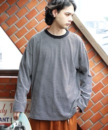 ボーダーロングTシャツ