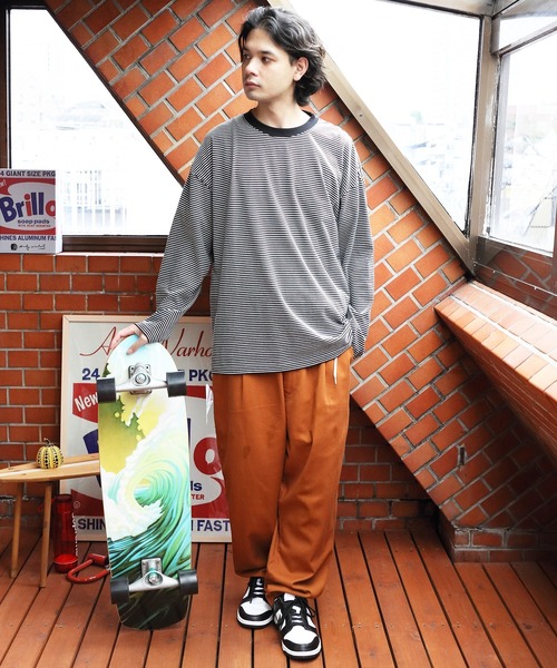 ８(eight)（エイト）の「ボーダーロングTシャツ（Tシャツ/カットソー・メンズ・ホワイト系その他/ホワイト系その他2/ホワイト系その他3・MEDIUM/LARGE）」の22枚目の写真