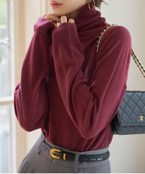 セール】[ 選べるネックタイプ ] カシミアタッチ 洗えるUVカットスフレ