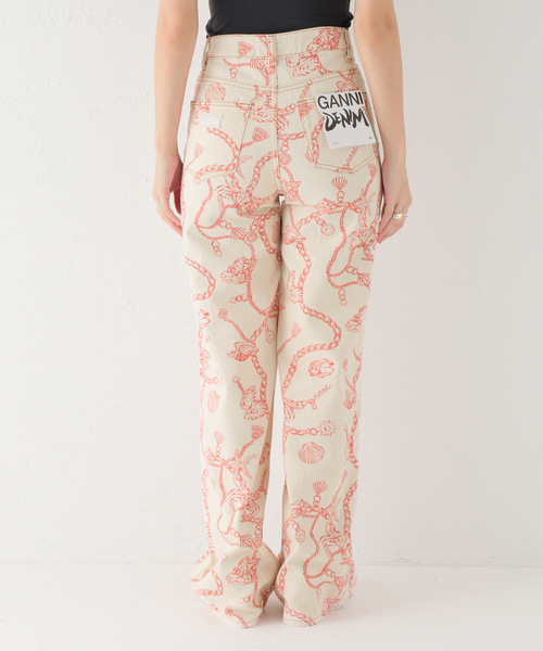 SALE!!! GANNI ガニー プリントパンツ GANNI（ガニー）の「【GANNI