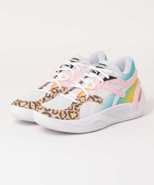 PUMA（プーマ）の「PUMA プーマ メンズ TRC ブレイズ コート TOKYO HARAJUKU バスケットボール シューズ（スニーカー・メンズ・アクア・29.0cm/25.0cm/25.5cm/26.0cm/26.5cm/27.0cm/27.5cm/28.0cm/28.5cm/29.5cm）」の4枚目の写真
