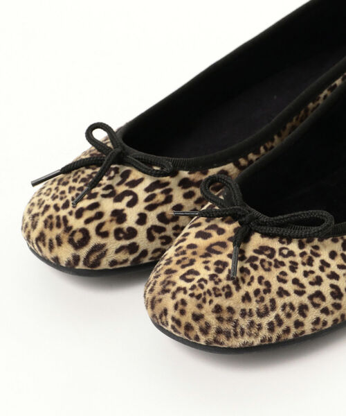 B:MING by BEAMS（ビーミングバイビームス）の「O’Kyti /レオパード ベロア バレー シューズ（バレエシューズ・レディース・その他・39/38/37/36）」の5枚目の写真