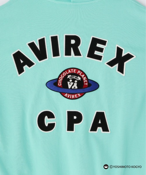 AVIREX（アヴィレックス）の「《CHOCOLATE PLANET × AVIREX》SPECIAL PULLOVER HOODIE / チョコレートプラネット（パーカー・メンズ・ホワイト/ブラック/ミント・M/L/XXL/XL）」の7枚目の写真