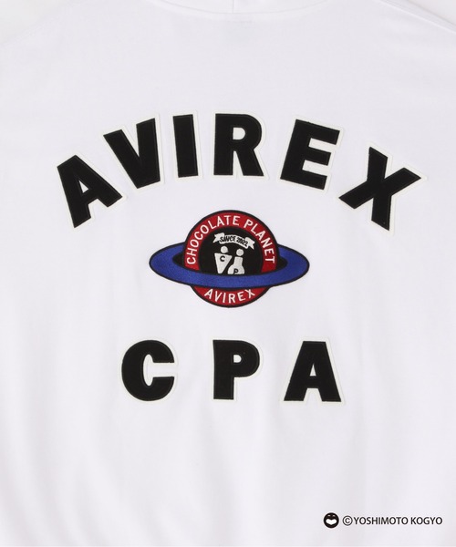 AVIREX（アヴィレックス）の「《CHOCOLATE PLANET × AVIREX》SPECIAL PULLOVER HOODIE / チョコレートプラネット（パーカー・メンズ・ホワイト/ブラック/ミント・M/L/XXL/XL）」の9枚目の写真