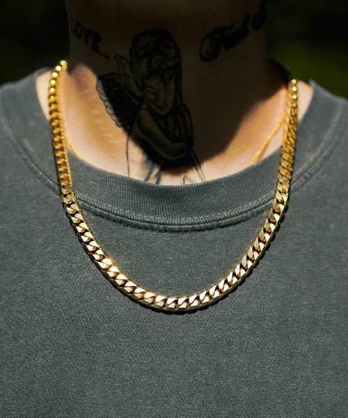 Subciety（サブサエティ）の「FLAT CURB CHAIN NECKLACE（ネックレス 