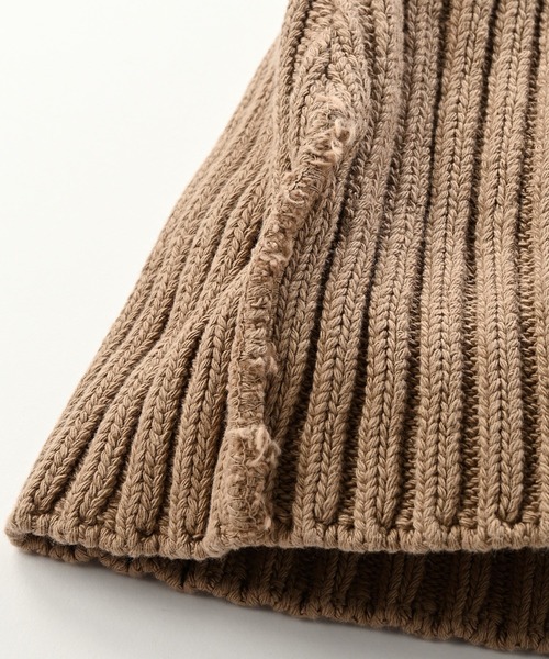 45R(フォーティファイブアール)の「ニットキャップ(ニットキャップ/ビーニー・レディース・ネイビー/カーキ・FREE)」の7枚目の写真