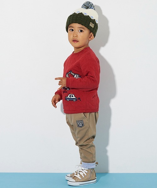 kladskap（クレードスコープ）の「裾折り返しロング丈テーパードパンツ（その他パンツ・キッズ・ネイビー/カーキ/ブラック・130cm/120cm/90cm/80ｃｍ/110cm/100cm）」の14枚目の写真