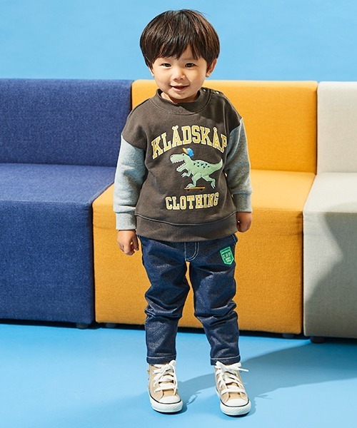 kladskap（クレードスコープ）の「裾折り返しロング丈テーパードパンツ（その他パンツ・キッズ・ネイビー/カーキ/ブラック・130cm/120cm/90cm/80ｃｍ/110cm/100cm）」の13枚目の写真