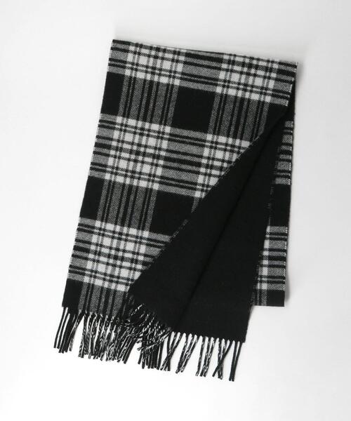 Johnstons of Elgin（ジョンストンズオブエルガン）の「＜JOHNSTONS×green label relaxing＞ウール/カシミヤ マフラー（マフラー・メンズ・ダークブラウン/ブラック/ダークグレー/ネイビー・FREE）」の2枚目の写真