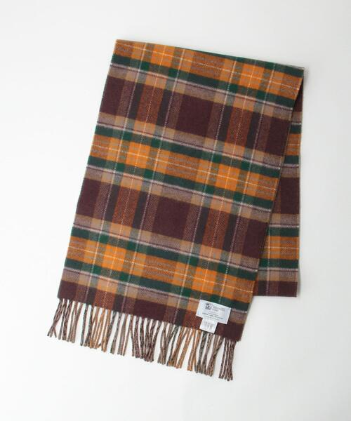 Johnstons of Elgin（ジョンストンズオブエルガン）の「＜JOHNSTONS×green label relaxing＞ウール/カシミヤ マフラー（マフラー・メンズ・ダークブラウン/ブラック/ダークグレー/ネイビー・FREE）」の6枚目の写真