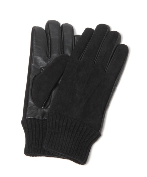 GLOBAL WORK（グローバルワーク）の「レザーコンビグローブ/123444（手袋・メンズ・ブラック/ネイビー/ダークブラウン/ダークグレー・FREE）」の18枚目の写真
