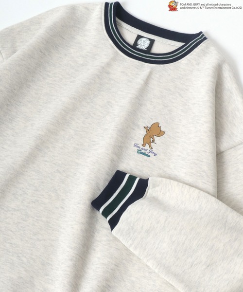 Tom＆Jerry（トムアンドジェリー）の「TOM and JERRY/トムとジェリー オーバーサイズ スウェット レディース メンズ トレーナー（スウェット・レディース・グレー系その他/ホワイト/ホワイト系その他2/ホワイト系その他3/ブラック系その他2/ブラック系その他4/ブラック系その他5/ブラック系その他/アッシュグレー/ホワイト系その他/ブラック系その他3・M/L）」の11枚目の写真