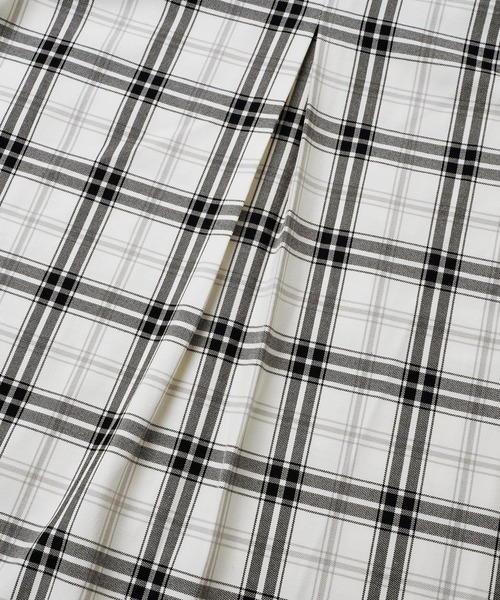 X-girl（エックスガール）の「PLAID SHIRT（シャツ/ブラウス・レディース・ホワイト/グリーン/イエロー・S/M）」の15枚目の写真