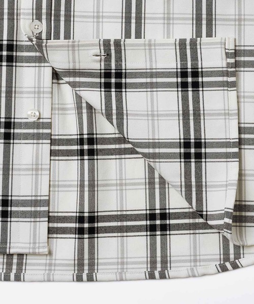 X-girl（エックスガール）の「PLAID SHIRT（シャツ/ブラウス・レディース・ホワイト/グリーン/イエロー・S/M）」の16枚目の写真