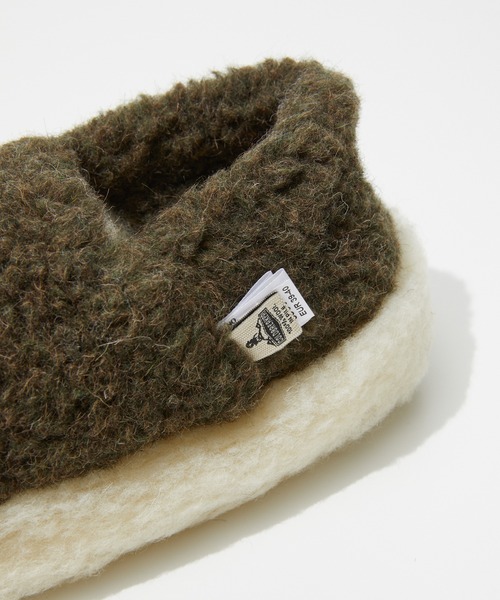 COLD BREAKER(コールドブレーカー)の「Coldbreaker SIBERIAN SLIPPERS コールドブレイカー シベリアン ウールパイル ルームシューズ スリッパ(サンダル・レディース・グレー/ベージュ/ブラウン/ブラウン系/カーキオリーブ・37/39/41/43)」の13枚目の写真