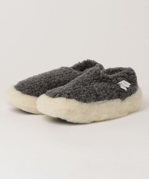 COLD BREAKER(コールドブレーカー)の「Coldbreaker SIBERIAN SLIPPERS コールドブレイカー シベリアン ウールパイル ルームシューズ スリッパ(サンダル・レディース・グレー/ベージュ/ブラウン/ブラウン系/カーキオリーブ・37/39/41/43)」の15枚目の写真