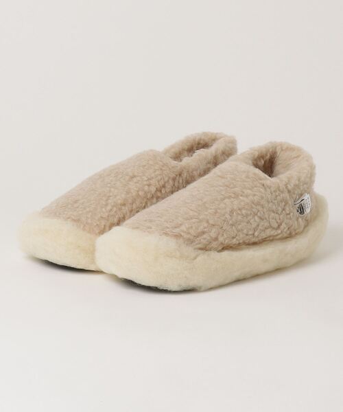 COLD BREAKER(コールドブレーカー)の「Coldbreaker SIBERIAN SLIPPERS コールドブレイカー シベリアン ウールパイル ルームシューズ スリッパ(サンダル・レディース・グレー/ベージュ/ブラウン/ブラウン系/カーキオリーブ・37/39/41/43)」の16枚目の写真