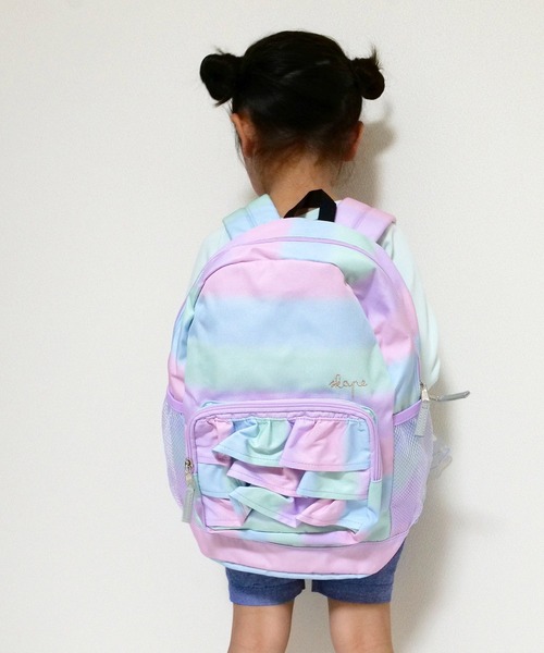 SKAPE（エスケープ）の「ﾌﾘﾙﾘｭｯｸ（バックパック/リュック・キッズ・ピンク系その他2/パープル系その他/ピンク/パープル/ネイビー/ベージュ・S size/M size）」の4枚目の写真