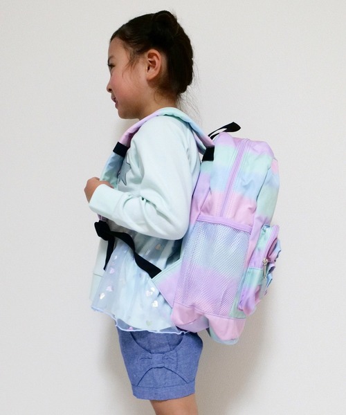 SKAPE（エスケープ）の「ﾌﾘﾙﾘｭｯｸ（バックパック/リュック・キッズ・ピンク系その他2/パープル系その他/ピンク/パープル/ネイビー/ベージュ・S size/M size）」の16枚目の写真
