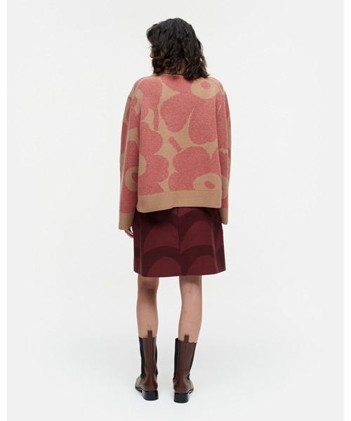 マリメッコ　marimekko rudia unikko marimekko（マリメッコ）の「Unikko / Rudia knitted wool