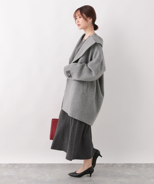 GLOBAL WORK(グローバルワーク)の「ニットSETUPワンピース/MATINEE LINE/124287(ワンピース・レディース・チャコールグレー/ブラック/ブラウン系その他6・FREE)」の9枚目の写真