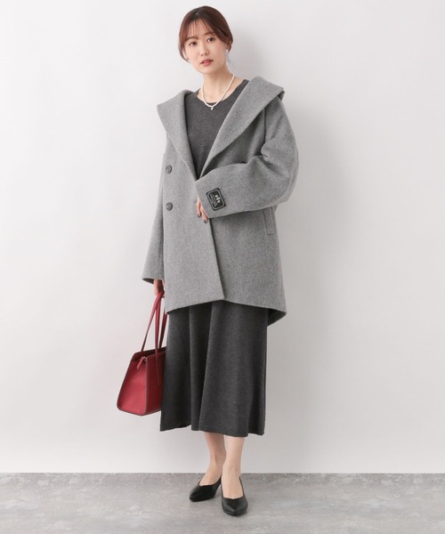 GLOBAL WORK(グローバルワーク)の「ニットSETUPワンピース/MATINEE LINE/124287(ワンピース・レディース・チャコールグレー/ブラック/ブラウン系その他6・FREE)」の10枚目の写真