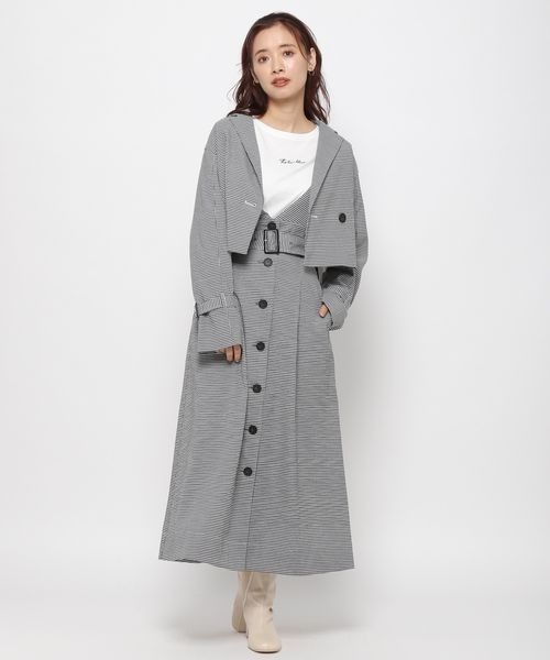 mysty woman（ミスティウーマン）の「ハイウエストフレアジャンスカ 182887（ジャンパースカート・レディース・ブラック系その他/ブラウン系その他/モカ・FREE）」の17枚目の写真